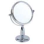 Famego 7x Magnification Chrome Pedestal Mirror