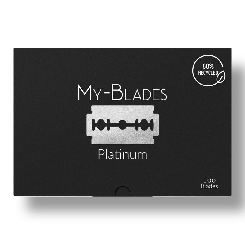 My-Blades Platinum Safety Razor Blades x100