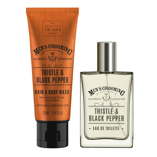 Scottish Fine Soaps Thistle & Black Pepper Luxury Fragrance Duo Gift Set