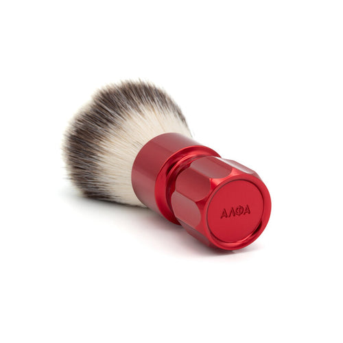 Alpha Red Revolver Synthetic Shaving Brush Base