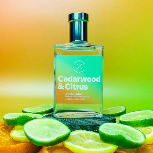 Executive Shaving Cedarwood & Citrus Aftershave Botanicals
