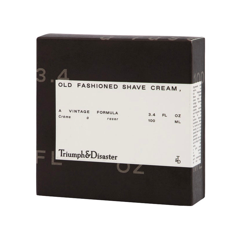 Triumph & Disaster Old Fashioned Shave Cream Box