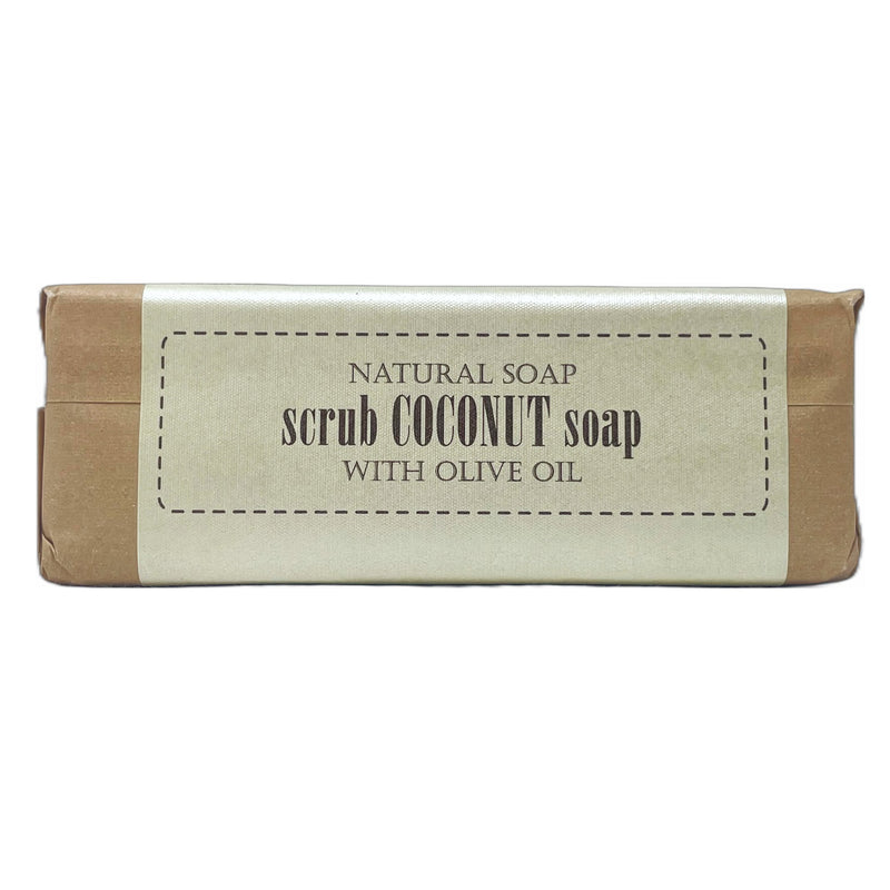 Varesino Coconut Scrub Soap with Olive Oil Side