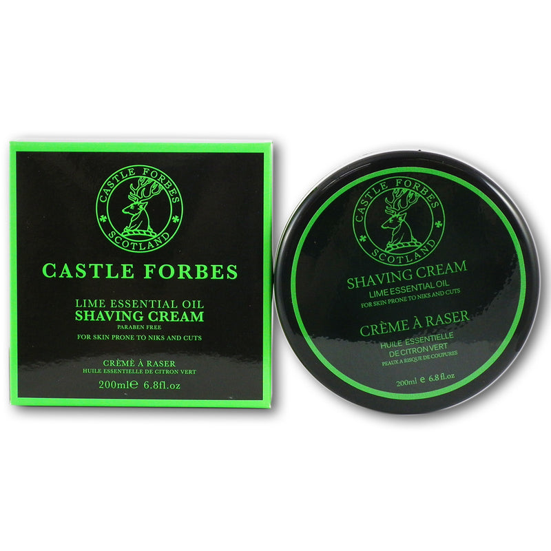 Castle Forbes Lime Shaving Cream with Box
