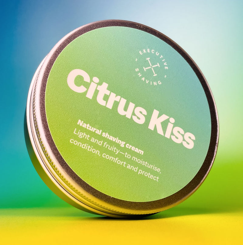 Executive Shaving Citrus Kiss Shaving Cream Top