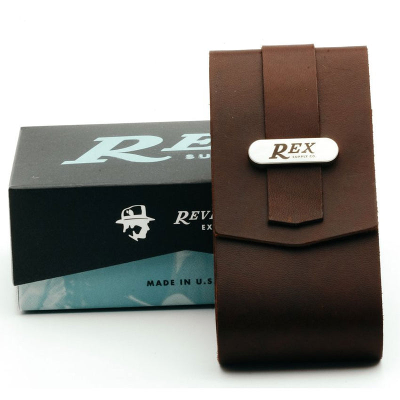 Rex Walnut Wood XL Safety Razor Case with Box