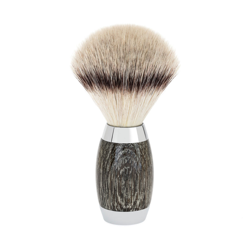 MÜHLE Luxury Edition Ancient Oak & Silver Synthetic Shaving Brush