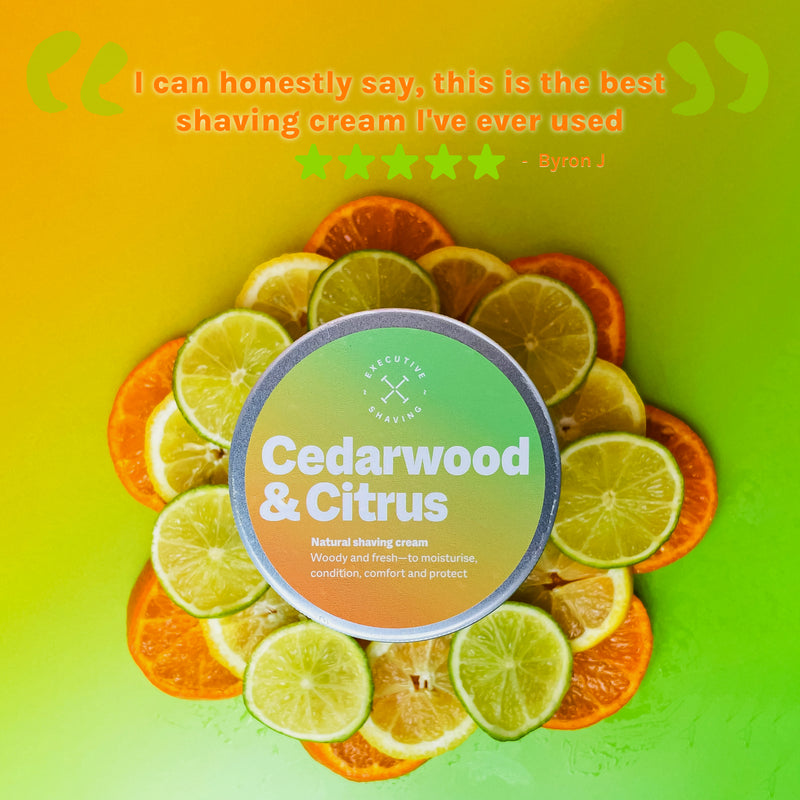 Executive Shaving Cedarwood & Citrus Shaving Cream Customer Review