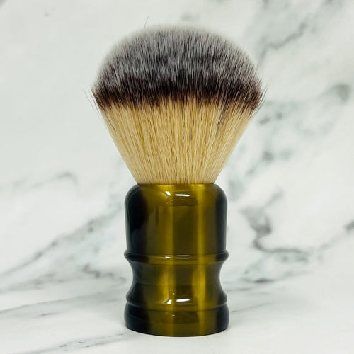 Execuitve Shaving Large Jock Synthetic Shaving Brush with Two Tone Handle
