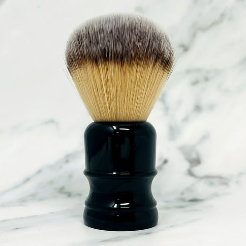 Executive Shaving Large Jock Synthetic Shaving Brush with Black Handle
