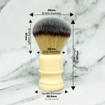 Executive Shaving Large Synthetic Shaving Brush with Cream Handle