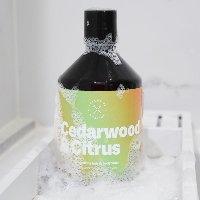 Executive Shaving Cedarwood & Citrus Hair & Body Wash Lather