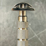 Executive Shaving Outlaw Stainless Steel Double Edge Safety Razor Side View