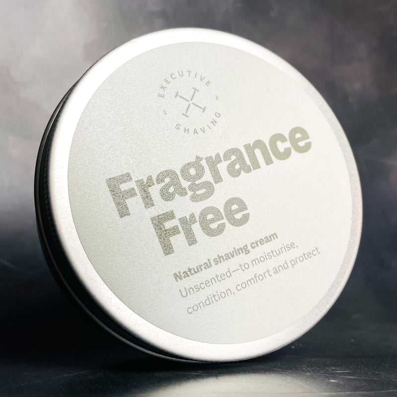 Executive Shaving Fragrance Free Shaving Cream Tin