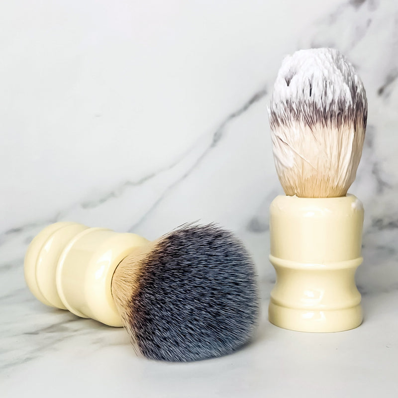 Executive Shaving Medium Synthetic Shaving Brushes with Cream Handles