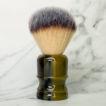 Medium Jock Synthetic Shaving Brush with Horn Handle
