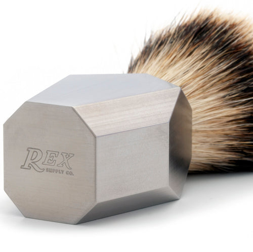 Rex Deco Stainless Steel Shaving Brush Base