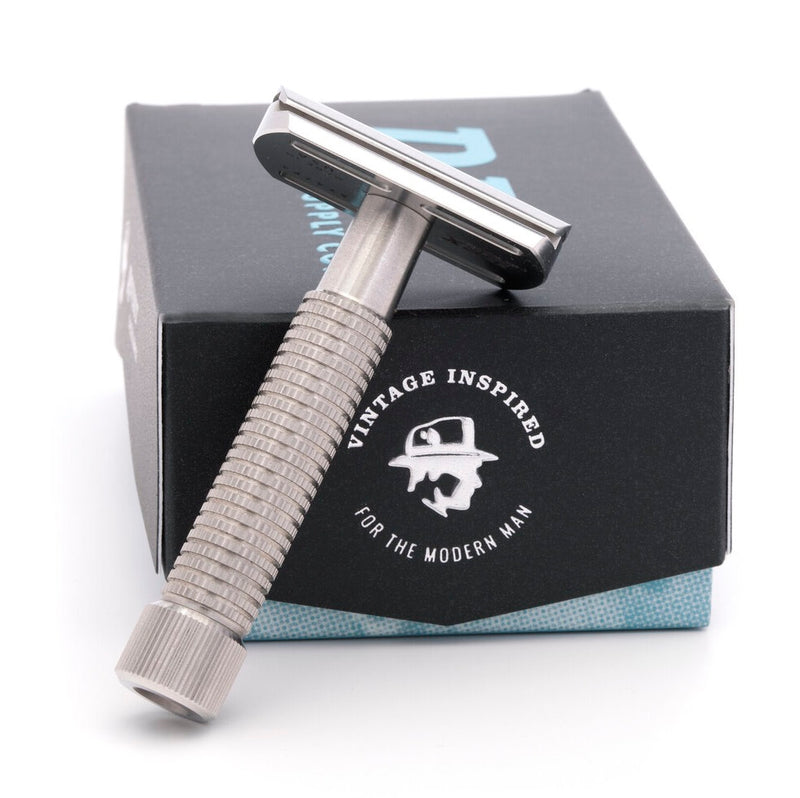 Rex Envoy Stainless Steel Safety Razor with Box