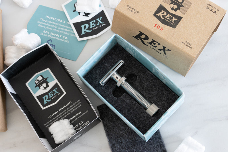 Rex Konsul Slant Adjustable Rhodium Plated Safety Razor Unboxing