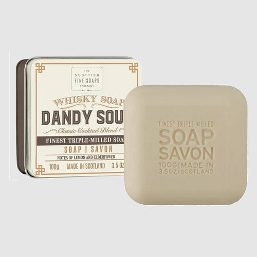 Scottish Fine Soaps Dandy Sour Soap in a Tin Unboxed
