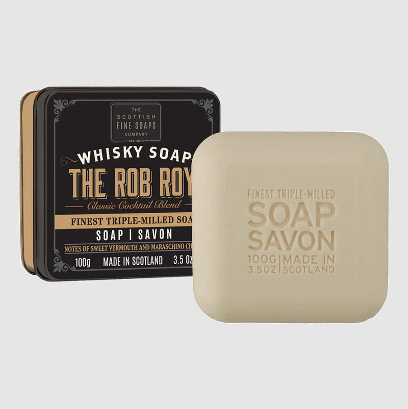 Scottish Fine Soaps The Rob Roy Soap in a Tin Unboxed
