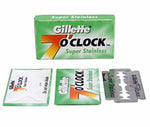 Gillette 7 O'clock Super Stainless Green Safety Razor Blades (x5)
