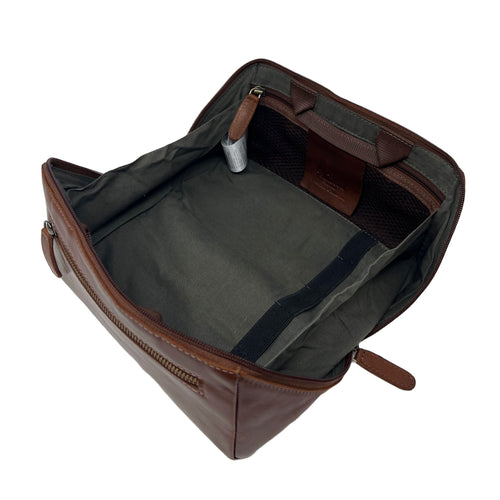 Ashwood Leather Kensington Toiletries Kit Bag