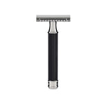 MÜHLE R89 Black 3-Piece Synthetic Brush and Safety Razor Shaving Set
