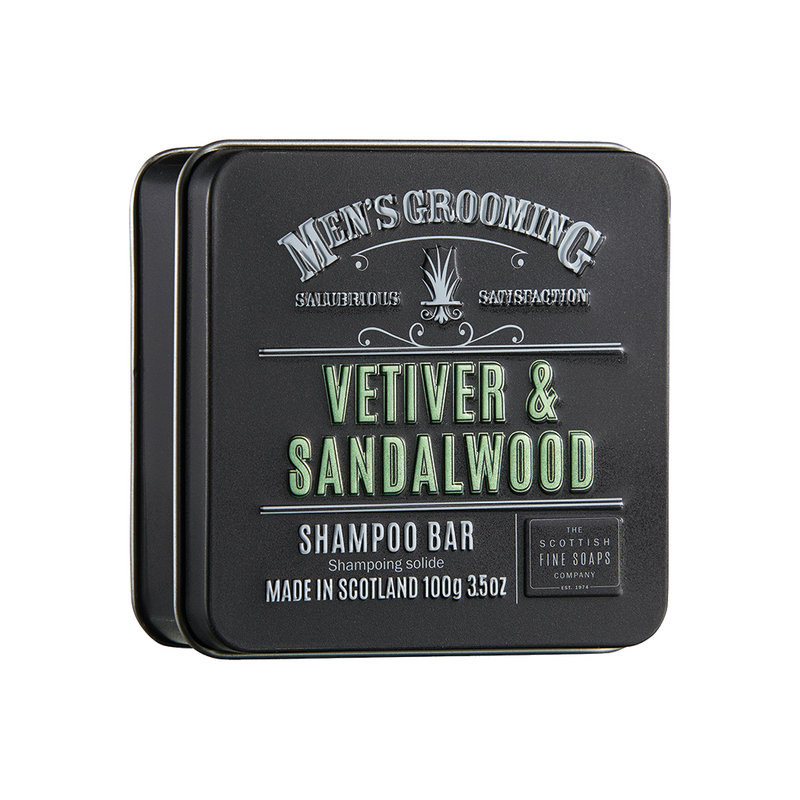 Scottish Fine Soaps Vetiver & Sandalwood Shampoo Bar