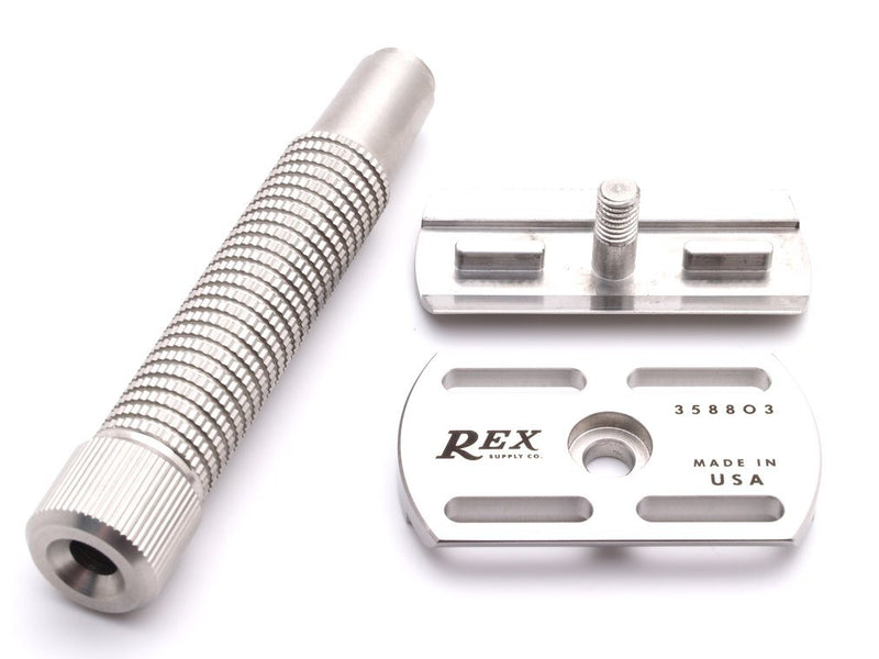 Rex Envoy Stainless Steel Safety Razor 3 Pieces