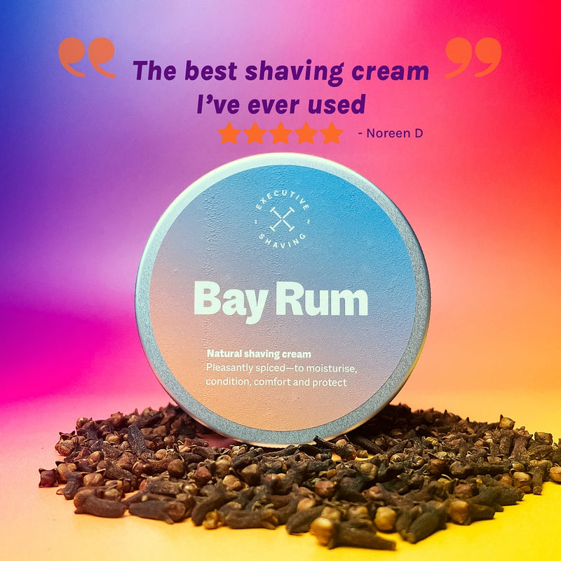 Executive Shaving Bay Rum Natural Shaving Cream Review