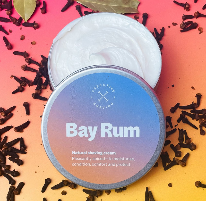 Executive Shaving Bay Rum Natural Shaving Cream Spices