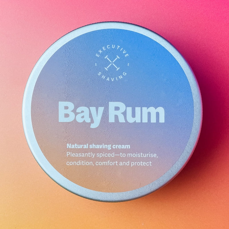 Executive Shaving Bay Rum Natural Shaving Cream