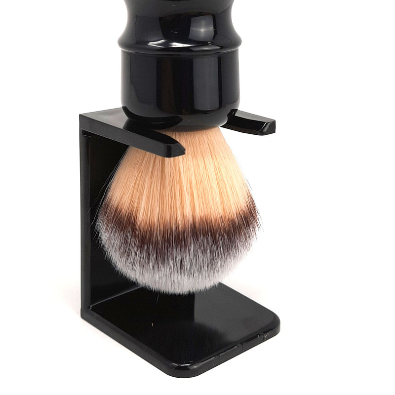 Universal Shaving Brush Stand in Black - No Logo