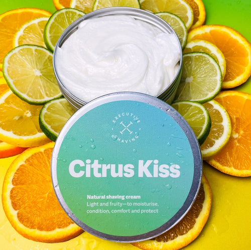 Executive Shaving Citrus Kiss Shaving Cream Open