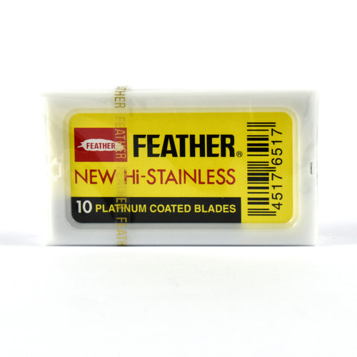 Feather Hi-Stainless Platinum Safety Razor Blades Trade Pack x200