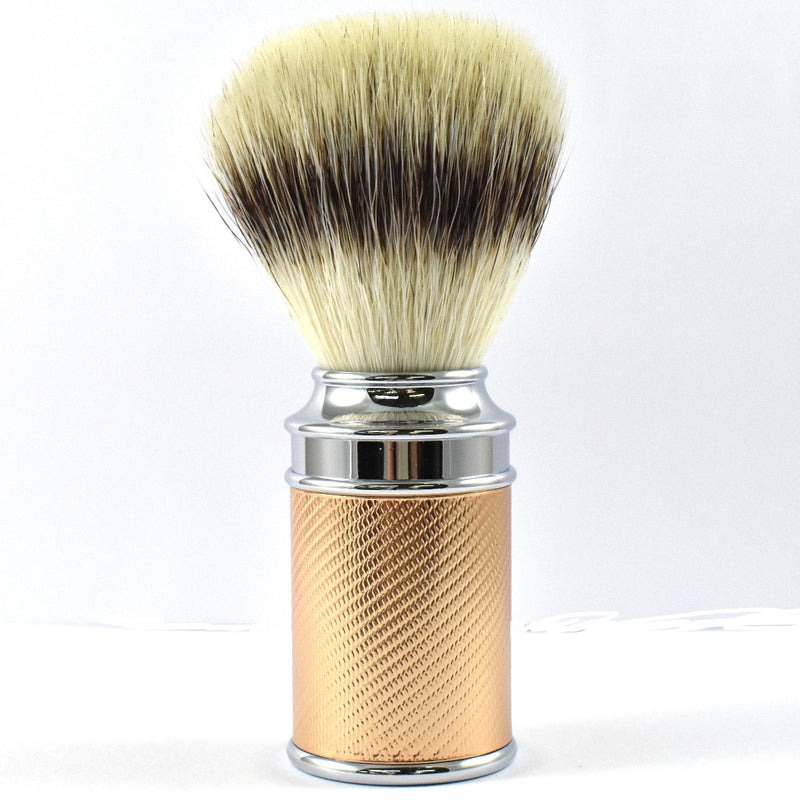 MÜHLE Traditional Synthetic Shaving Brush with Rosegold Handle