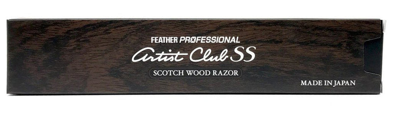 Feather Artist Club SS Scotch Wood Cut Throat Razor