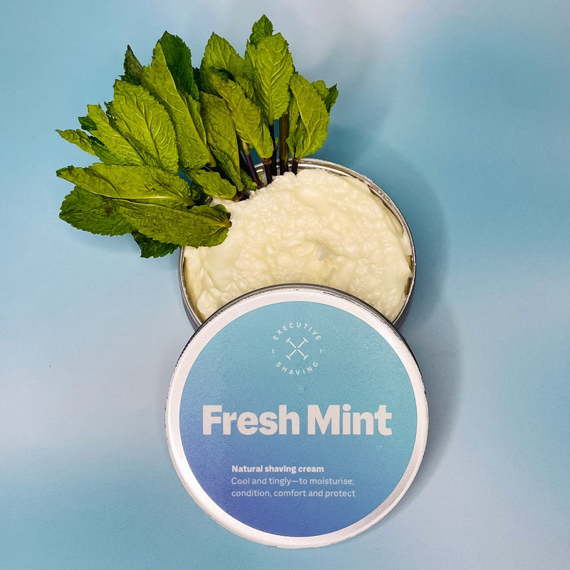 Executive Shaving Fresh Mint Natural Shaving Cream Botanicals
