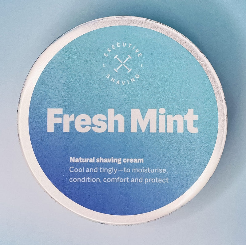 Executive Shaving Fresh Mint Natural Shaving Cream