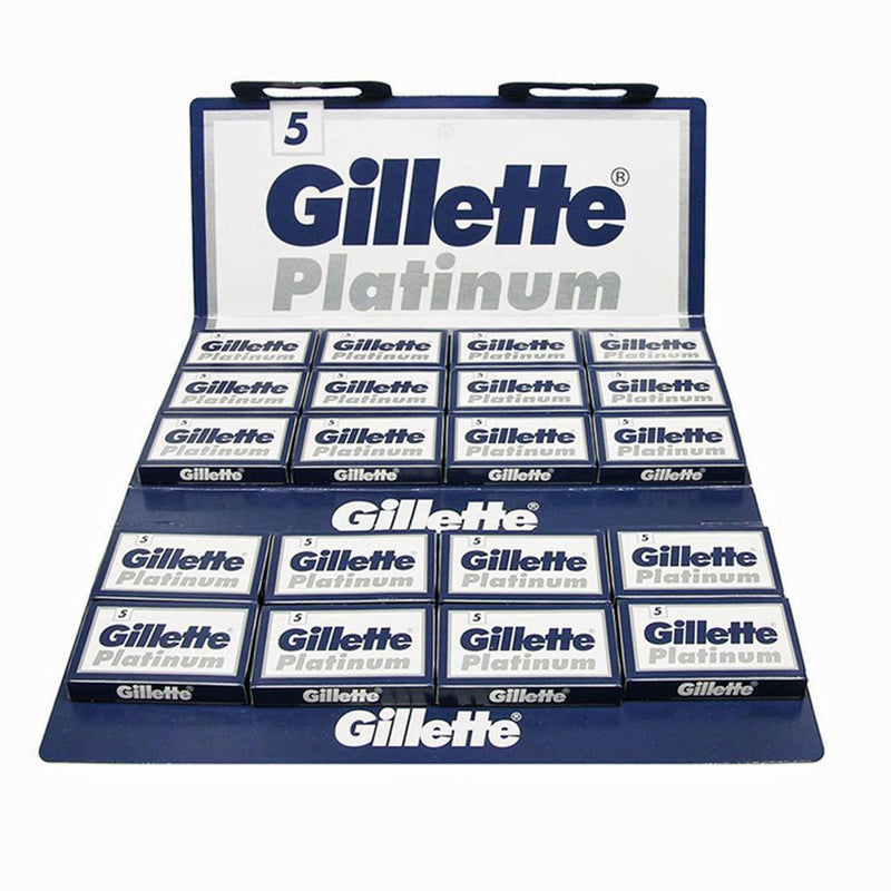 Gillette Platinum Safety Razor Blades Trade Pack x 100