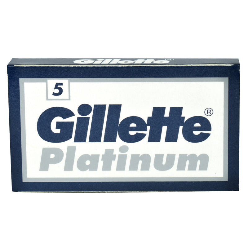 Gillette Platinum Safety Razor Blades - 5 Pack