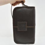 Ashwood Leather Kingsbury Brown Wash Bag