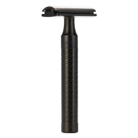 MÜHLE Rocca Jet Black Stainless Steel Closed Comb Safety Razor