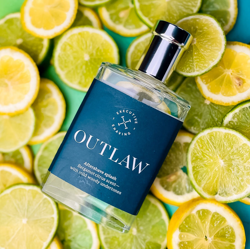 Executive Shaving Outlaw Aftershave Splash with Citrus Fruit