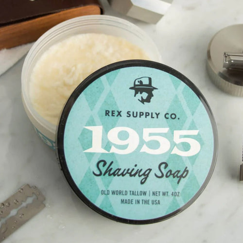 Rex 1955 Old World Tallow Shaving Soap