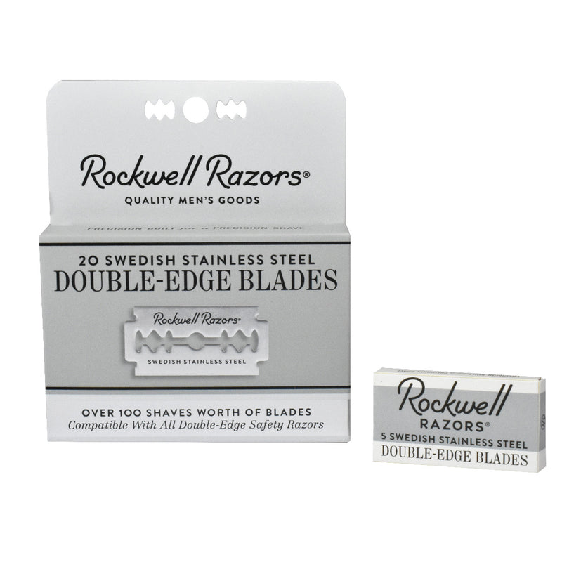 Rockwell Razors Double Edge Safety Razor Blades Trade Pack x 20