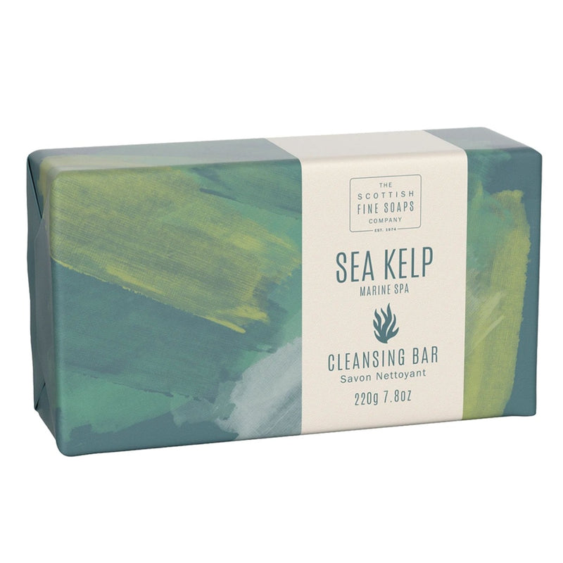 Scottish Fine Soaps Sea Kelp Marine Spa Cleansing Bar 220g
