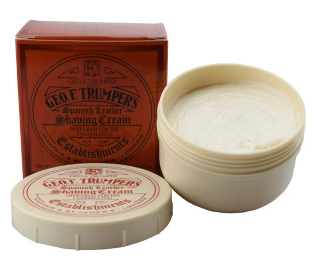 Geo F Trumper Spanish Leather Shaving Cream 200g